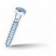 Hatlapfejű horganyzott facsavar 8*30