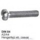 M5*6 Zn ( DIN 84 ) Heng.fejű csvar